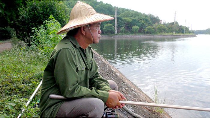 Đam mê câu cá hồ Côn Sơn